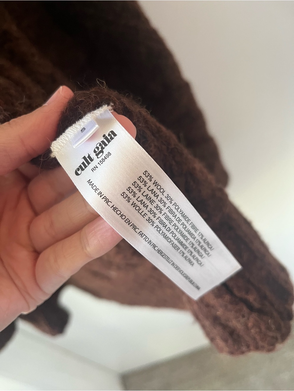 Cult Gaia RARE Loria Knit Cardigan - Wool, small - Picture 10 of 12